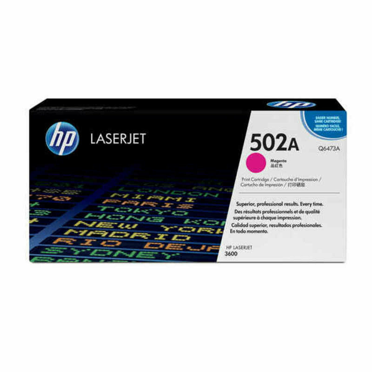Originální toner HP 502A Purpurová